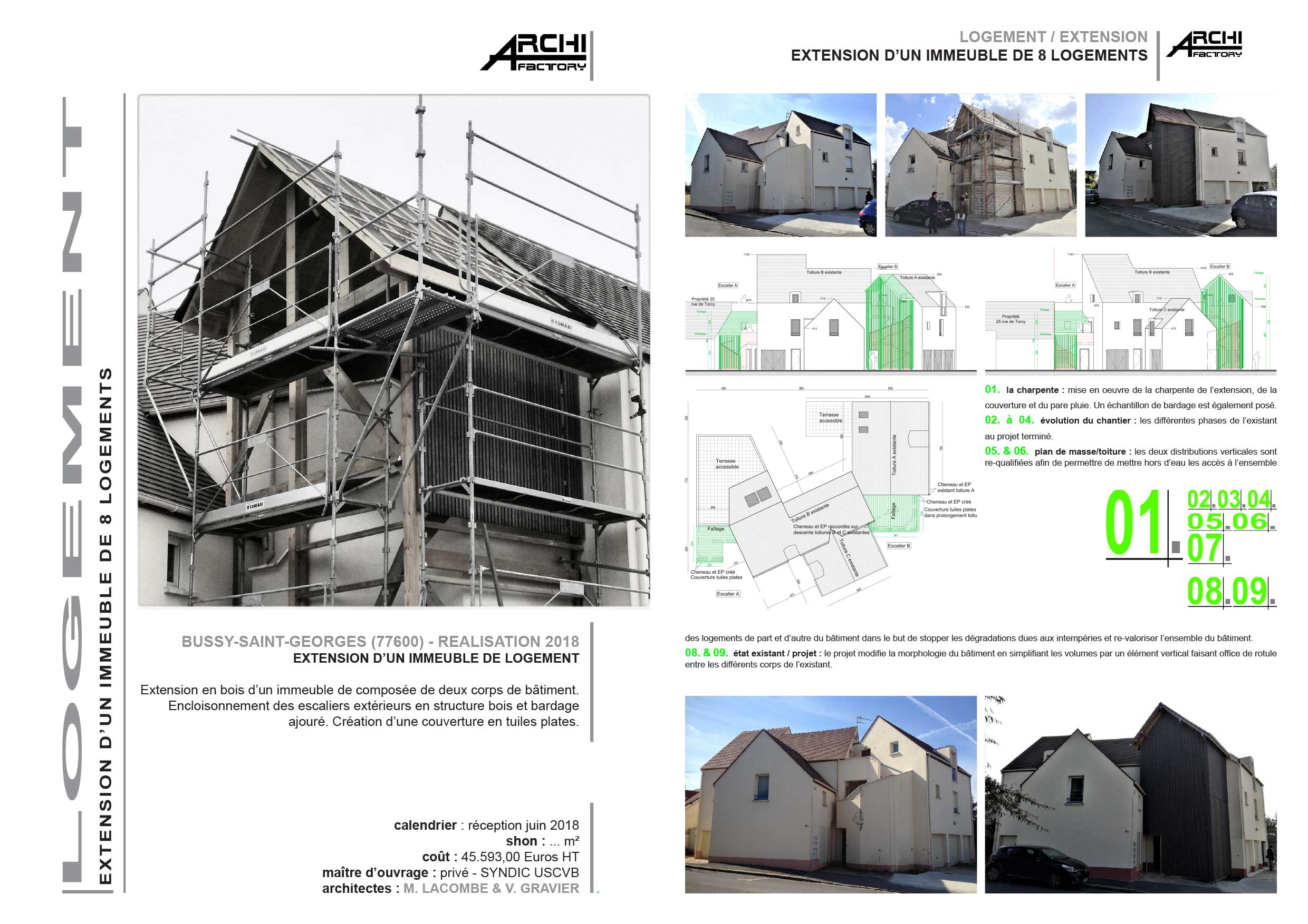 archifactory architectes - marc lacombe - projet bussy