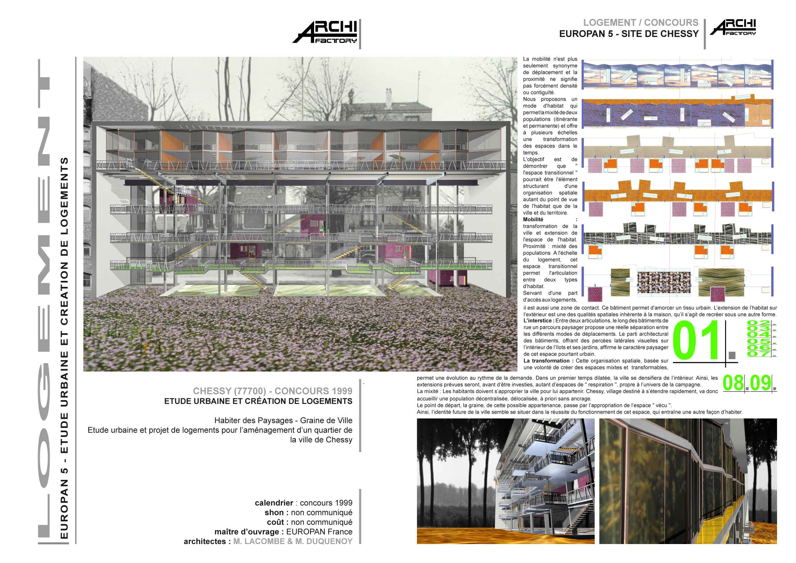 archifactory architectes - marc lacombe - europan 5