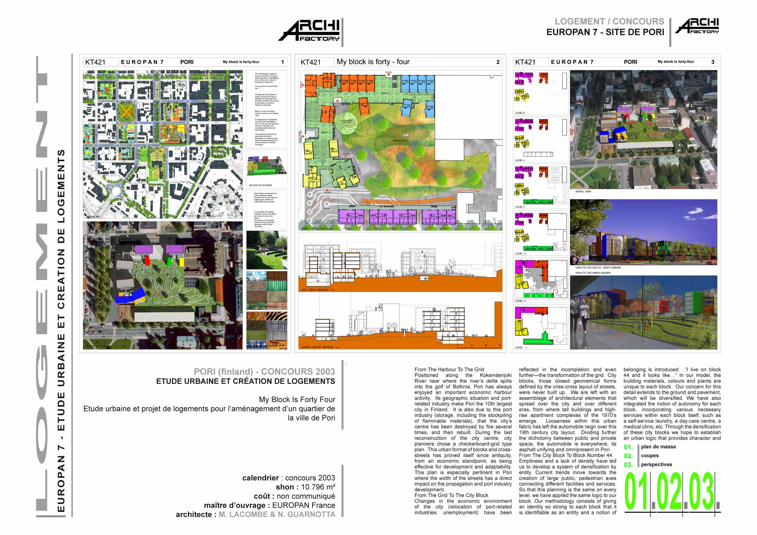 archifactory architectes - marc lacombe - europan 7